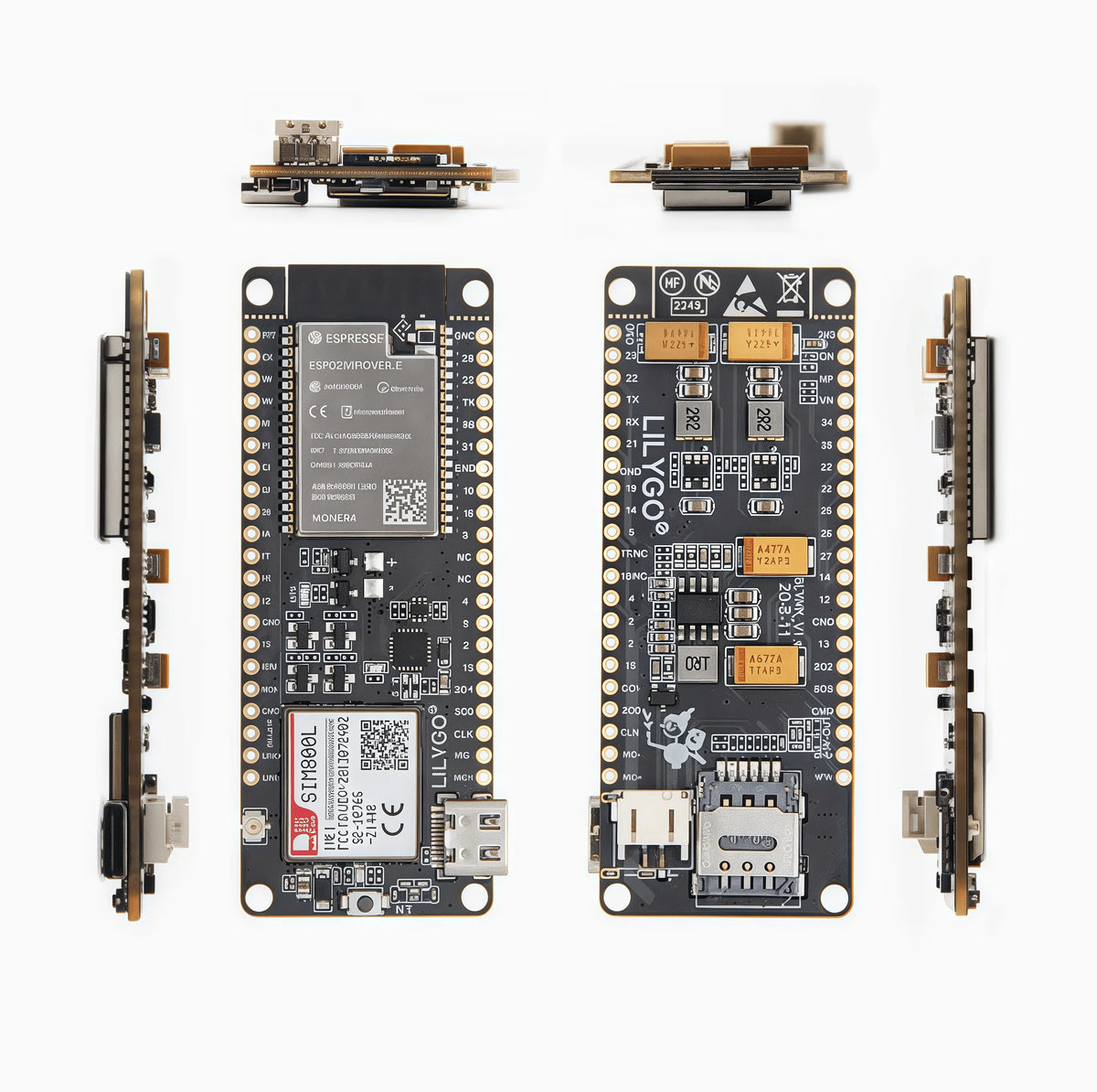 LILYGO® TTGO T-Call V1.4 SIM800L Development Boards ESP32 Wireless Module SIM Antenna WiFi Bluetooth Expand Board for Arduino