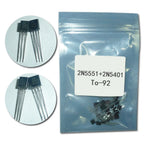 50PCS/Lot Transistor kit BC547 and BC557, 2N5551 and 2N5401 ,BD140 and BD139 NPN PNP Transistor TO-92/126 Triode Transistor set