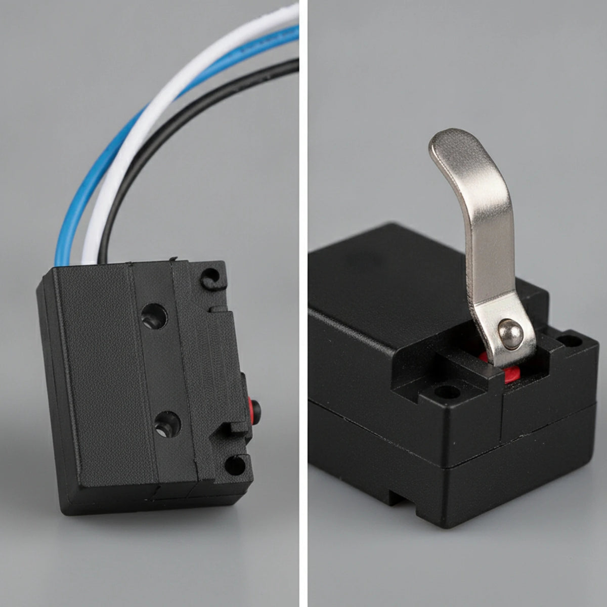 Waterproof Micro Switch with Lever Sealed Micro Switch with Lever for Electricians, Electrical Control, Appliances