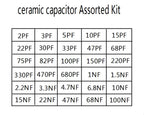 300pcs/lot 50V 2PF-0.1UF 30 valuesX10pcs ceramic capacitor Assorted Kit Electronic Components Package 2pF 30pF 100pF 1nF 10nF
