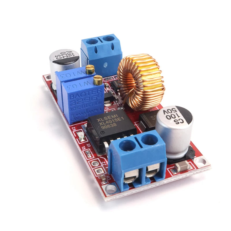 XL4015 5A LM2596 Buck Adjustable Constant Current Voltage Regulator Module 4-38V-1.25-36V LED Driver Battery Charger Solar DIY