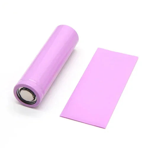 18650/21700/26650 Lipo Battery Wrap 20/50/100/300pcs PVC Heat Shrink Tube Precut Insulated Film Cover Lipo Battery Sleeve Casing