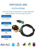 WitMotion HWT9053(X/Y±0.001°)3-Axis Acceleration+Gyro+Euler Sensor IP68 AHRS IMU Built in RM3100 Magnetometer Chip for UAV Robot