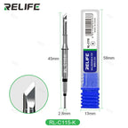 RELIFE Super Fine C210 T245 C245 Soldering Tips C115 Soldering Iron Tip for GVM T210 GVM T115 Professional Soldering Station