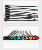 1pair male+female E-bike Line  M8 Signal Speed Sensor Extension Cable 2 3 4 5 6 Pin Electric Bicycle IP65 Waterproof Joint