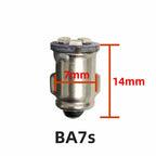 2x BA7S LED Car Interior Light T7 LLB281 GLB28 Dashboard Gauge Warning Switch Lamp DC 12V 6V 24V Auto Speedometer 3898 16037