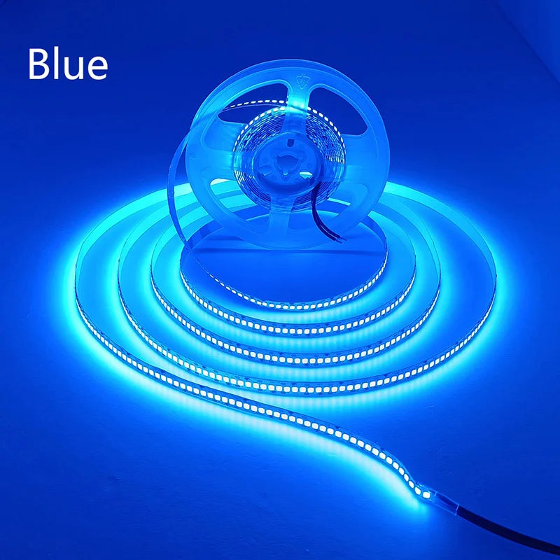 240LEDs/m LED Strip 2835 DC12V 24V Home Light Strip 5M 1200LEDs High Light Red Green Blue Flexible And Cuttable Soft Lamp Bar