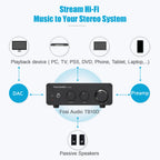 Fosi Audio Upgrade 600W Digtal HiFi Sound Power Amplifier TPA3255 Class D Stereo Amp With Treble & Bass For Home Theater Speaker
