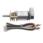 GA12 N20 Encoder DC 12V (6V 5V 3V) Mini Micro Metal Gear DC Motor with Gearwheel High Torque 30-4000RPM 7PPR Hall Sensor Encoder