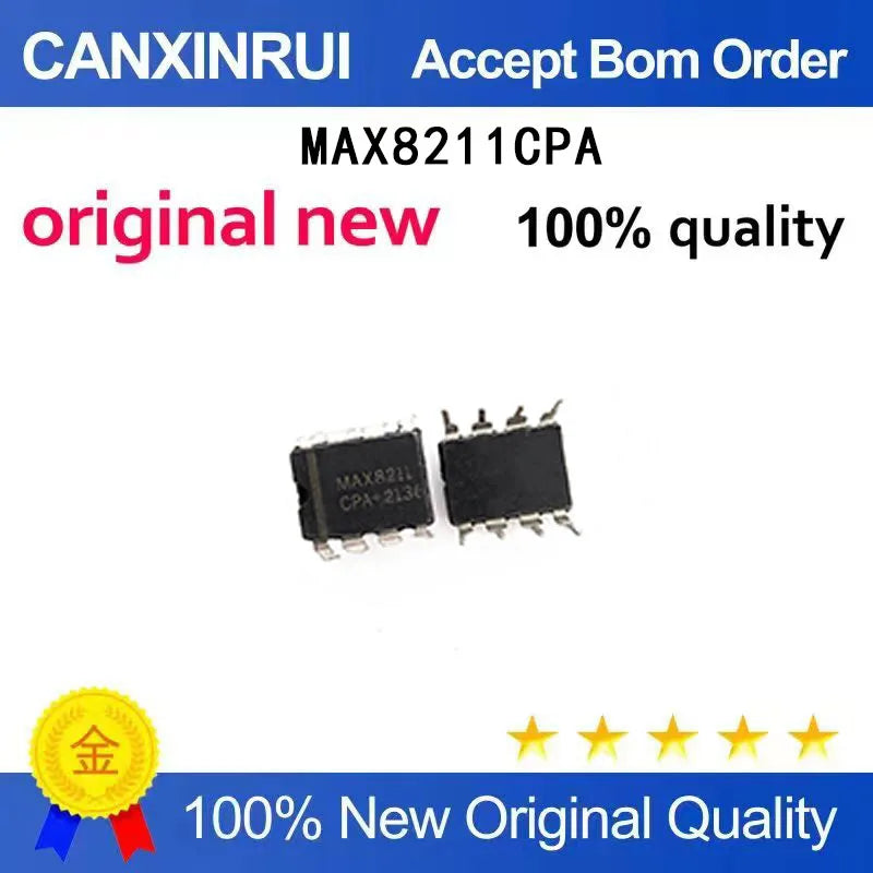 (5-100 Pieces) Brand new original MAX8211CPA MAX8211 DIP8 microprocessor voltage detection spot chip