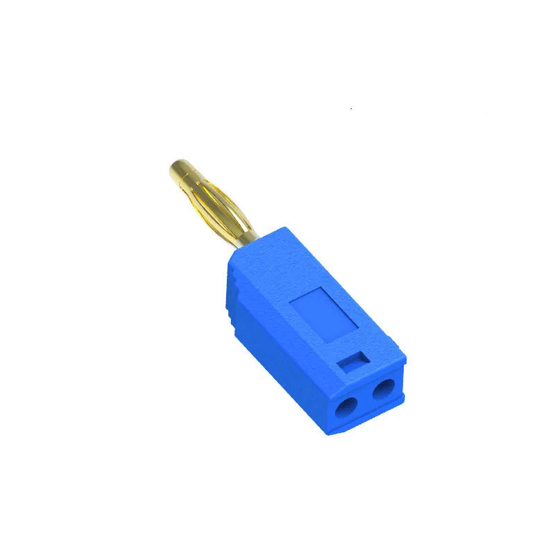10pcs 2mm Stackable Banana Plug Gold Plated Copper Mini Connector with 2mm Socket Jack Welded/soldered 30V/10A