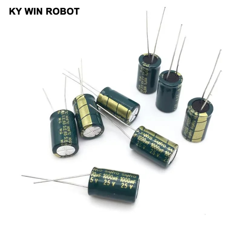 10V 16V 25V 35V 50V 400V High Frequency Low ESR Aluminum Capacitor 100UF 220UF 330UF 470UF 680UF 1000UF 1500UF 2200UF 3300UF
