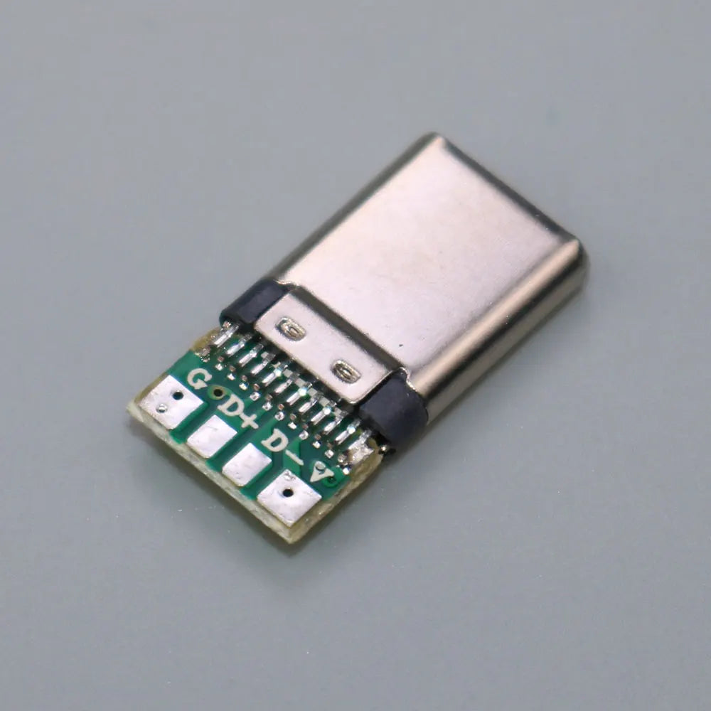 1PCS USB 3.1 Type C Connector 24 Pins Male/Female Socket Receptacle Adapter to Solder Wire & Cable 24 Pins Support PCB Board