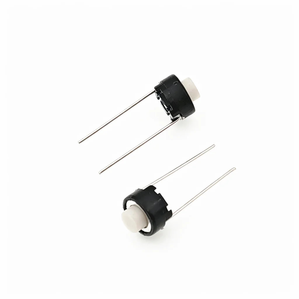 100pcs SKRGAED010 ALPS Tact Switch 6*6*4.3/6*6*5 White Black Touch Switch 6*6*4.3mm/6*6*5mm DIP ON-OFF Push Button Micro Switch
