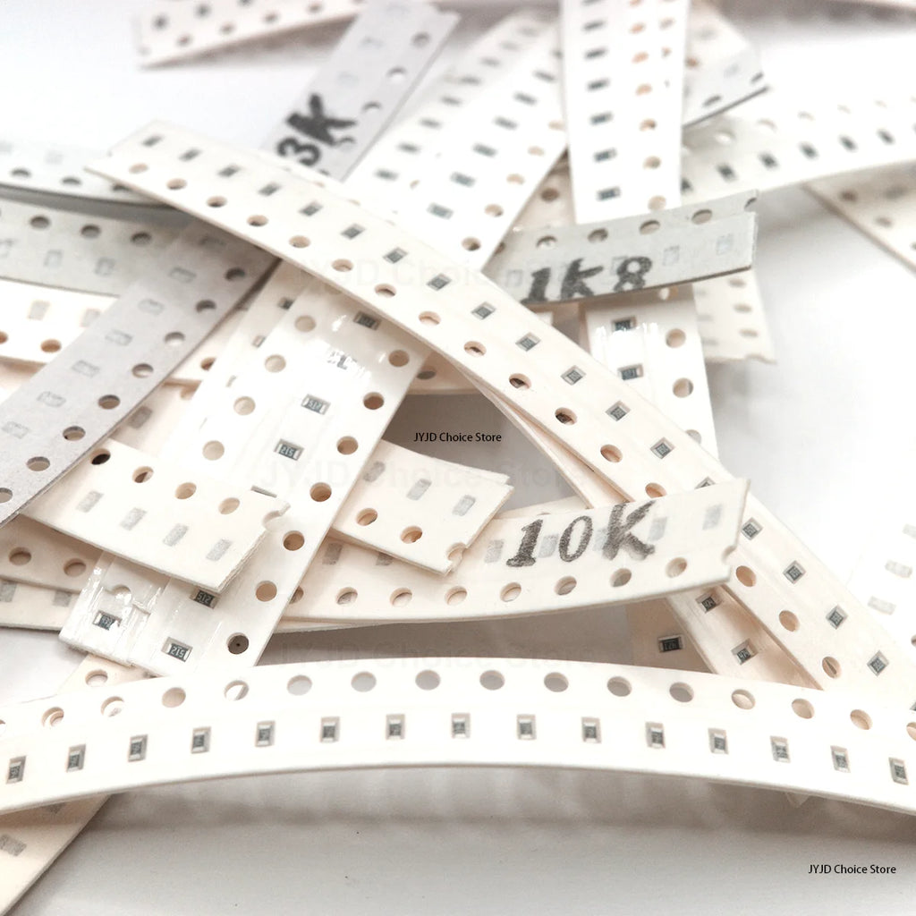 660PCS SMD Resistor Assorted Kit 0603 0805 1206 1% Resistance 1 Ohm to 1M Ohm Chip Resistors for Electronics DIY