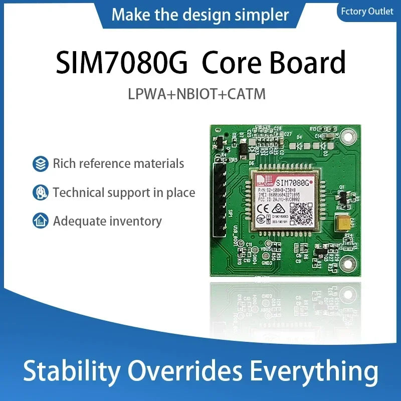 SIM7080G LPWA NBIOT CATM Core Board - High-Performance IoT Core Board for LPWA NBIOT CATM Applications