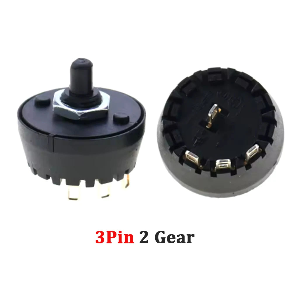 1 Piece High Temperature Resistant Rotary Gear Switch 2 3 4 5 6 7 8 10 Pin Band Knob Switch Of Juicer Mixer