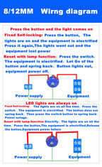 12 16 19 22mm waterproof metal button switch with connector LED lamp instant lock automotive engine power switch 6V 12V 24V 220V