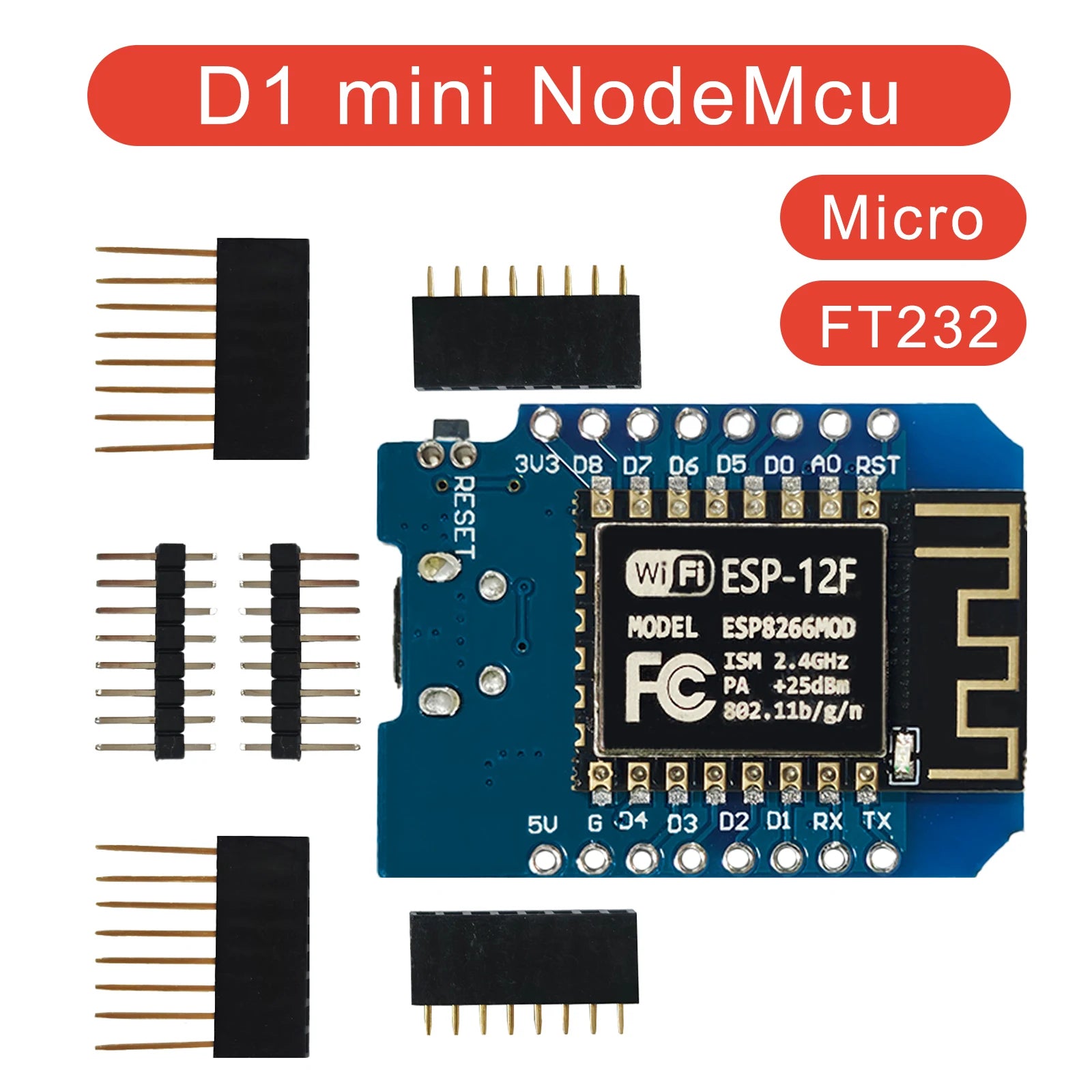Wireless D1 Mini Pro Development Board ESP8266 ESP32-S2 WiFi Bluetooth IoT 16MB 4MB TypeC for Arduino NodeMCU Starter Kit Module
