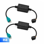 H7 Canbus Decoder, H11 9005 9006 Resistor Decoders Error Free LED Warning Canceller Resistor Adapter,H4 LED Light Canbus Decoder