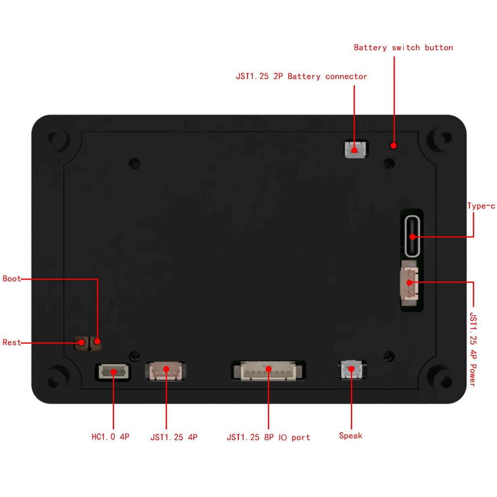 ESP32-S3 3.5-inch capacitive touch IPS module 8M PSRAM 16M FLASH Arduino LVGL development 320 * 480