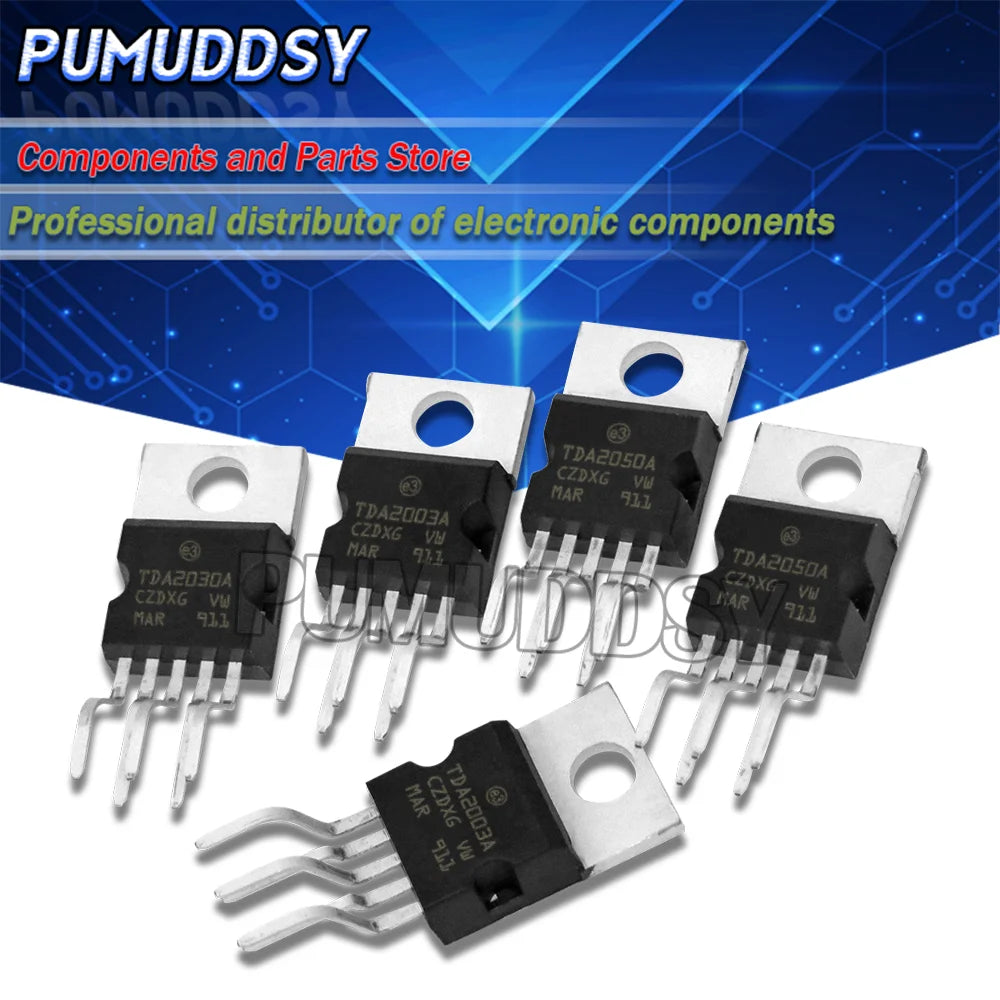 10PCS TDA2003 TDA2003A TO-220 TDA2003 TDA2030 TDA2050 amplifier chip single supply