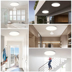 LED Radar Sensor Light Waterproof Ip44 220V Ceiling Lamp for Living Room Bathroom Corridor Decor Led Panel Light Motion Sensor