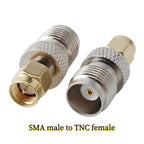 Coaxial RF Connector TNC to SMA Adapter SMA Male/Female to TNC Male/Female SMAKJ Made of Copper
