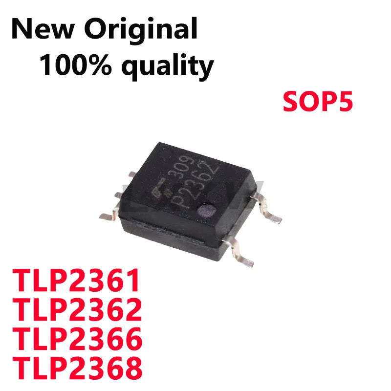 10/PCS New Original TLP2362 P2362 TLP2361 P2361 TLP2366 P2366 TLP2368 P2368 SOP5 Optocoupler chip In Stock