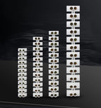 10Pcs 12 Position Electrical Wire Connector Retardant X3-1012 20A 30A Terminal Blocks Barrier Terminal Strip Plastic Terminal