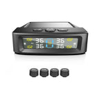Solar TPMS Car Tire Pressure Alarm Digital Colorful Display 4 Or 6 External Sensors Waterproof Tire Pressure Temperature Warning