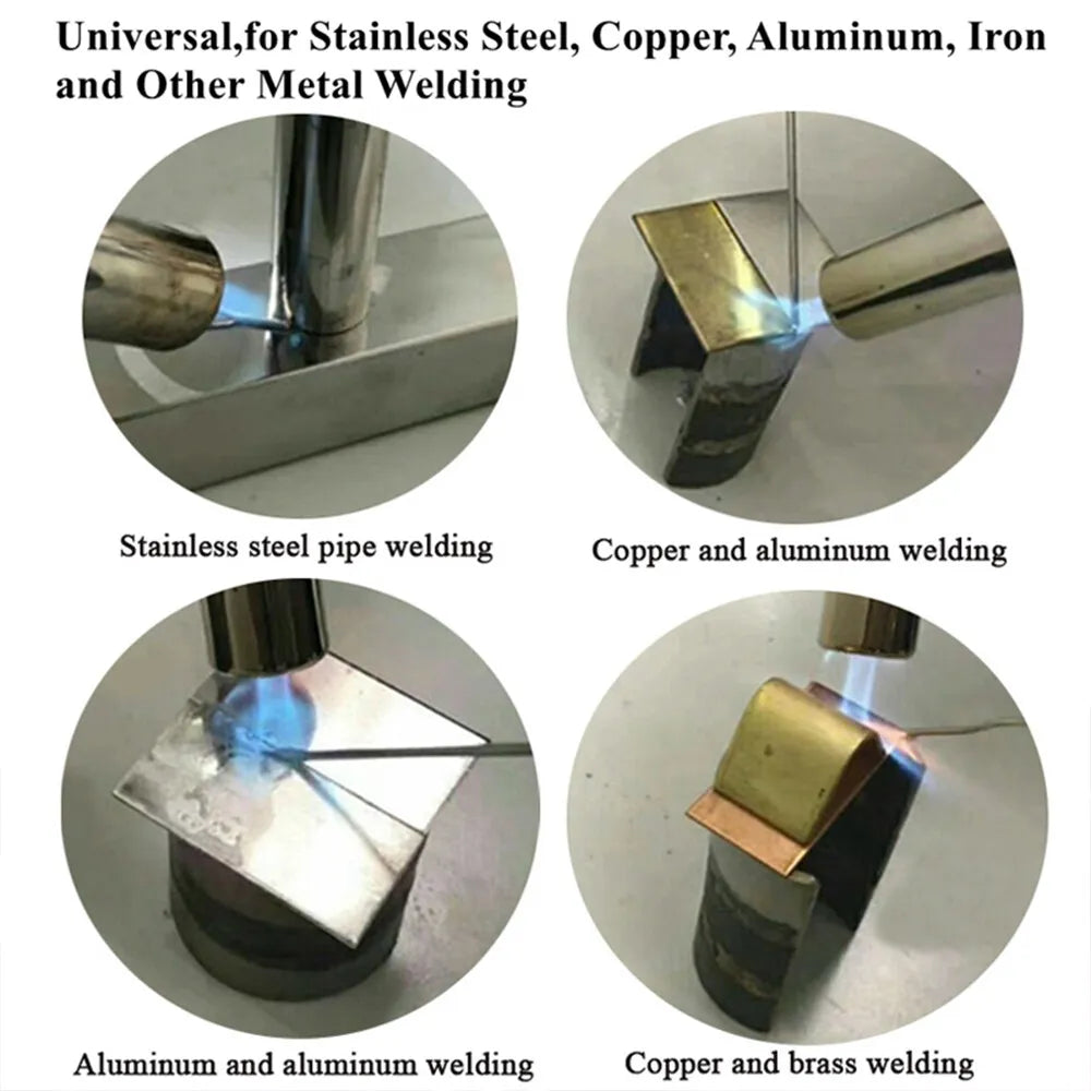 4/2/1M Low Temperature Easy Melt Aluminum Universal Silver Welding Rod Cored Wire Rod Solder No Need Solder Powder Weld Bar