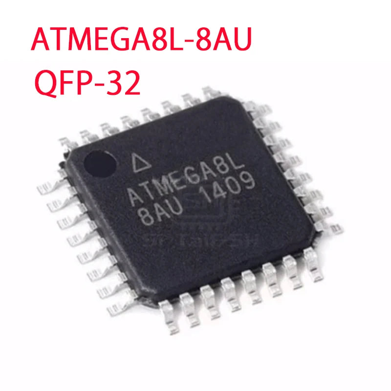 5pcs ATMEGA8L-8AU ATMEGA8-16AU AVR MCU IC 8-bit microcontroller MCU QFP-32