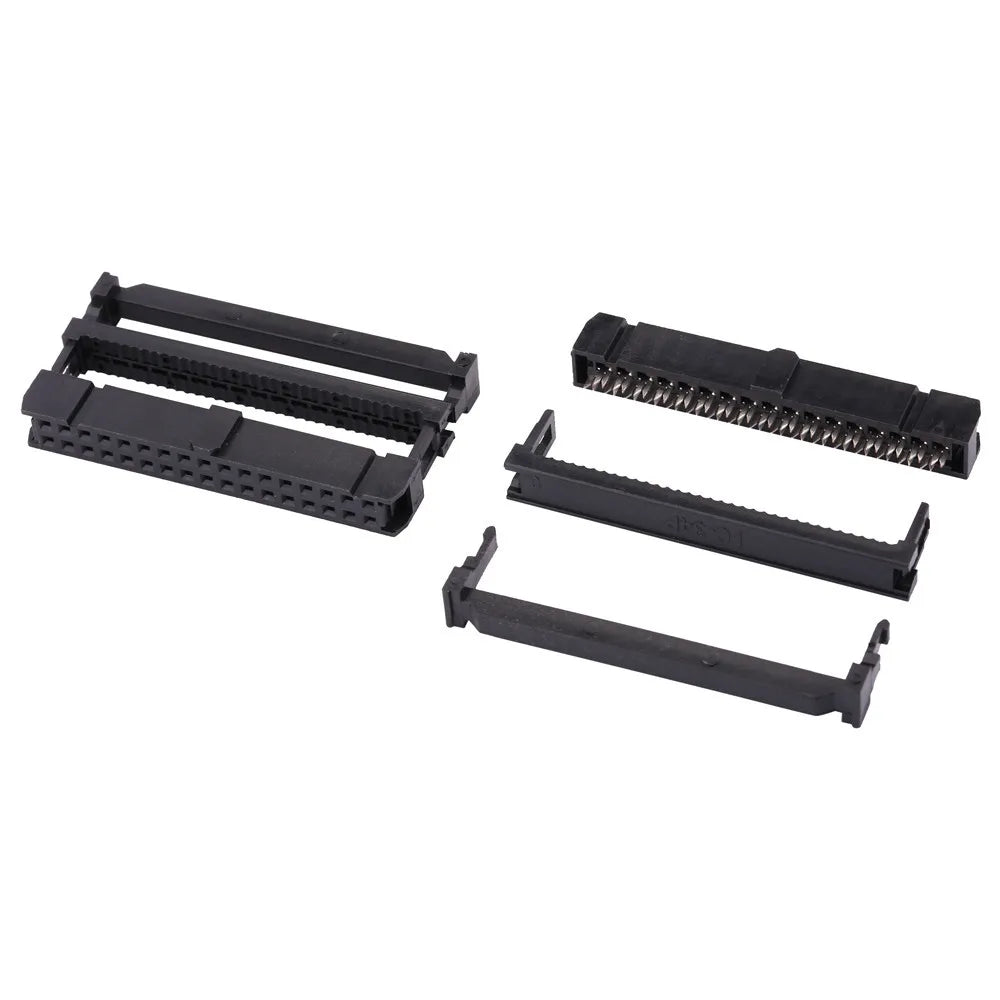 FC 6/8/10/12/14/16/18/20/24/26/30/34/40/50/60/64Pin 2.54mm Pitch Female IDC Socket Connector Ribbon Cable DC3 Header Male Socket