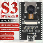 NEW ESP32-S3 CAM Speaker Development Board with OV2640 Wifi Camera Module Kit Dual MIC TF Slot N16R8 CH340X USB Type-C ESP32-S3
