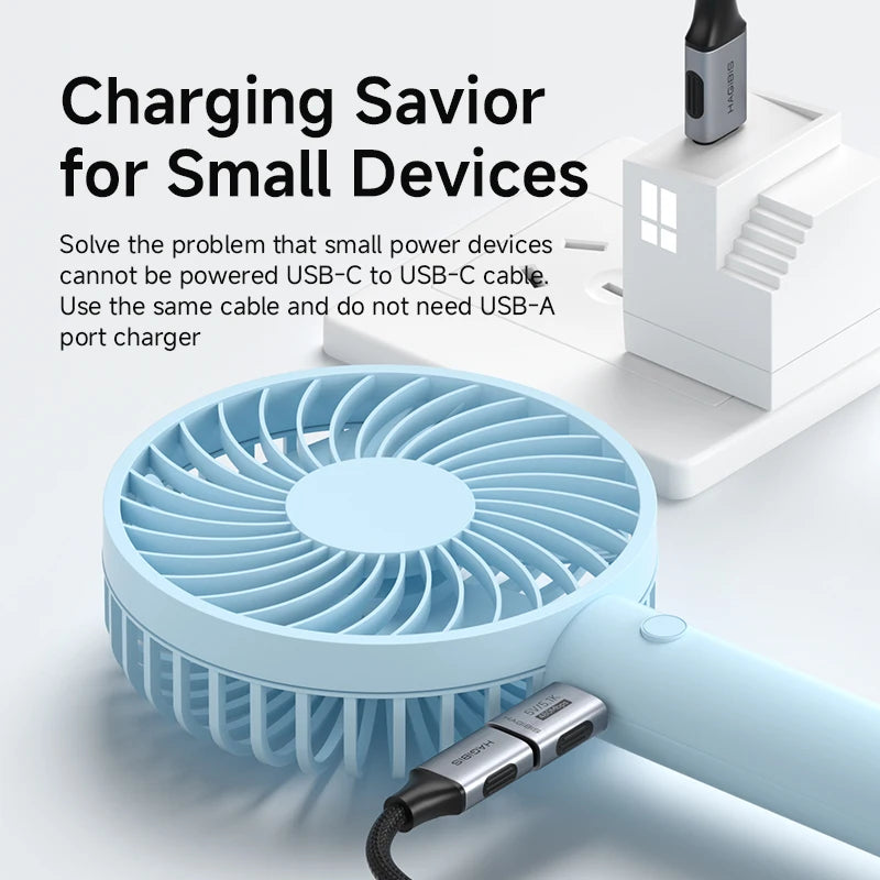 Hagibis 5.1k Pull-down Resistor Charging Adapter USB C Male to Female for Shaver Hair Trimmer Headphone Fan Electric Screwdriver