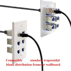 CAT7 CAT6A CAT6  CAT5e Coupler RJ45 Keystone Shielded Coupler Shielded Female to Female RJ45 Inline Coupler Keystone Jack