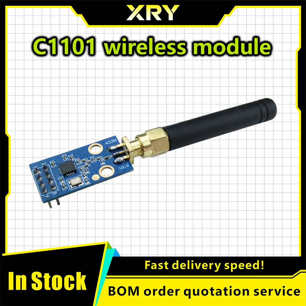 XRY CC1101 Wireless Module With SMA Antenna Wireless Transceiver Module For Arduino 433MHZ