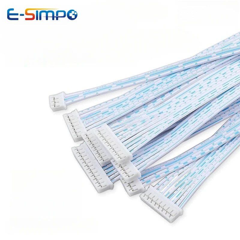 10PCS JST XH2.54 PH2.0 10/20/30/40/50cm Single/Double Head 7/8/9/10/12 Pin Crimp Electronic Flat Plug Wire Cable Connector 26AWG