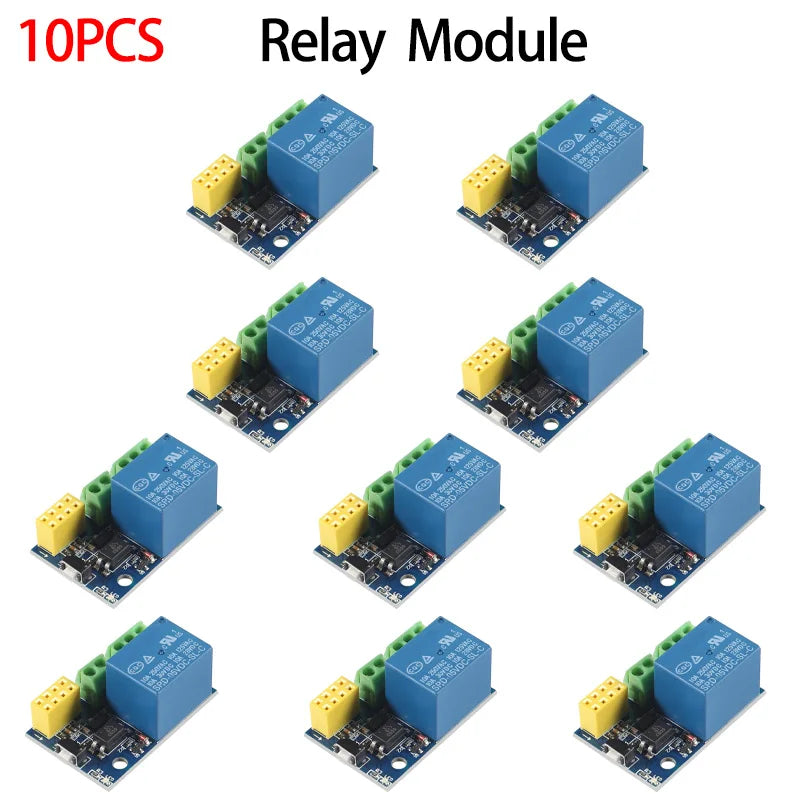 1-10PCS ESP8266 ESP-01S 5V WiFi Relay Module Things Smart Home Remote Control Switch For Phone ESP01S Wireless WIFI Module