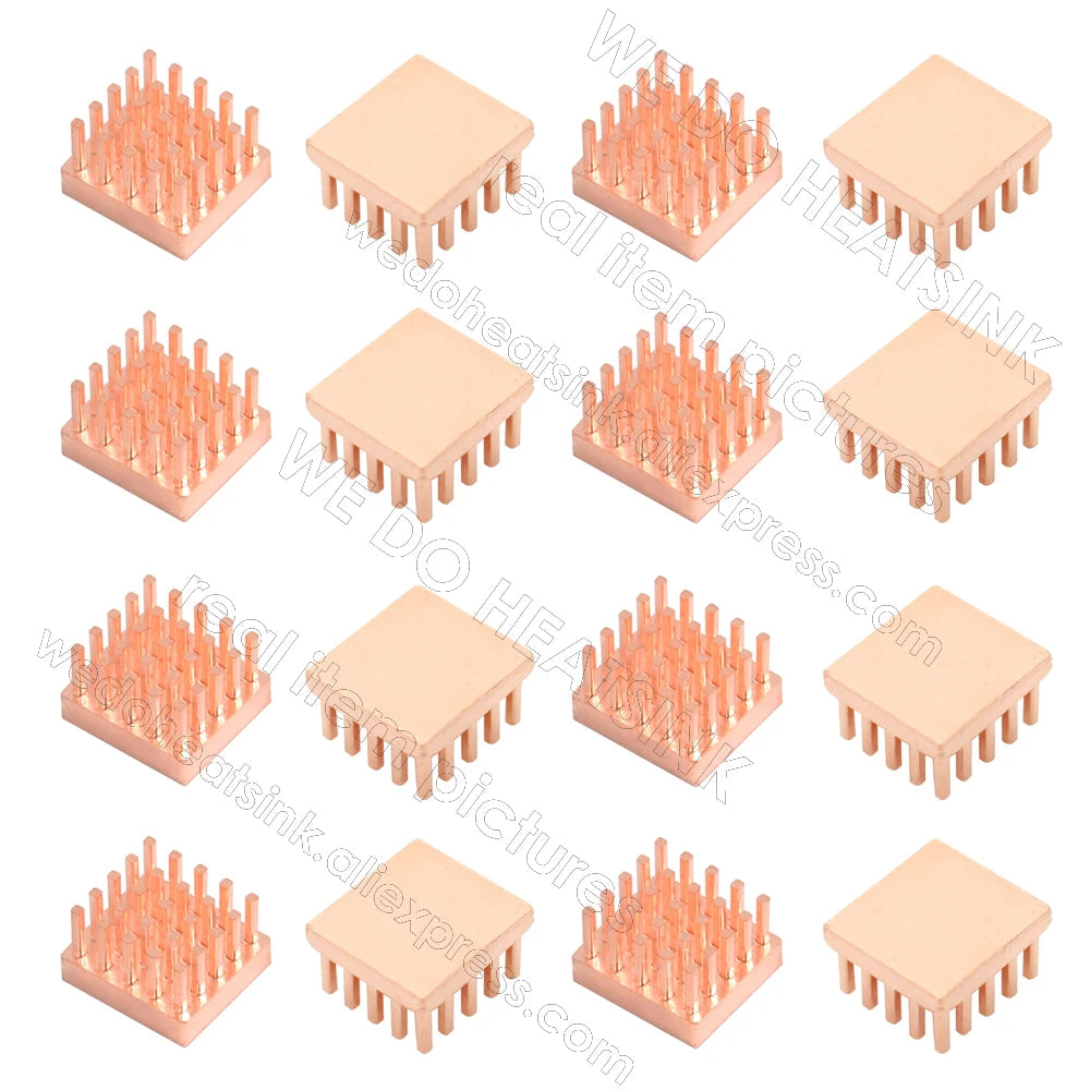 WE DO HEATSINK Small Tiny Useful Pure Copper Heat Sink Without or With Thermal Pad For Raspberry Pi Banana Pi IC Chipset Package