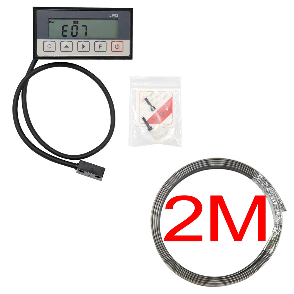 7-Bit LCD Display LP02 Integrated Embedded Magnet Measurement System Magnetic Tape with Stain Belt Profile
