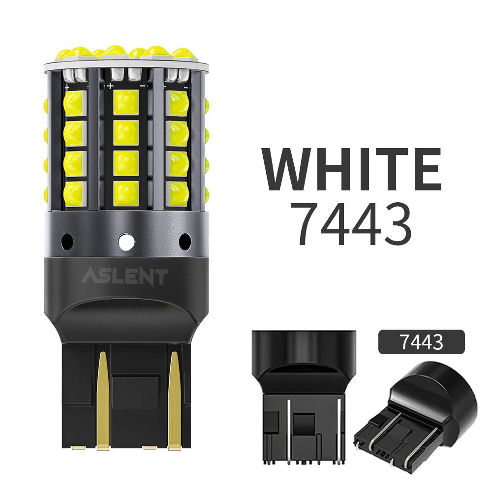 2pcs Car LED Lights BA15S P21W 1156 BAU15S PY21W 1157 BAY15D 44*3030SMD Canbus Front Tail Turn Signal Lamps 7440 7443 W21/5W 12V