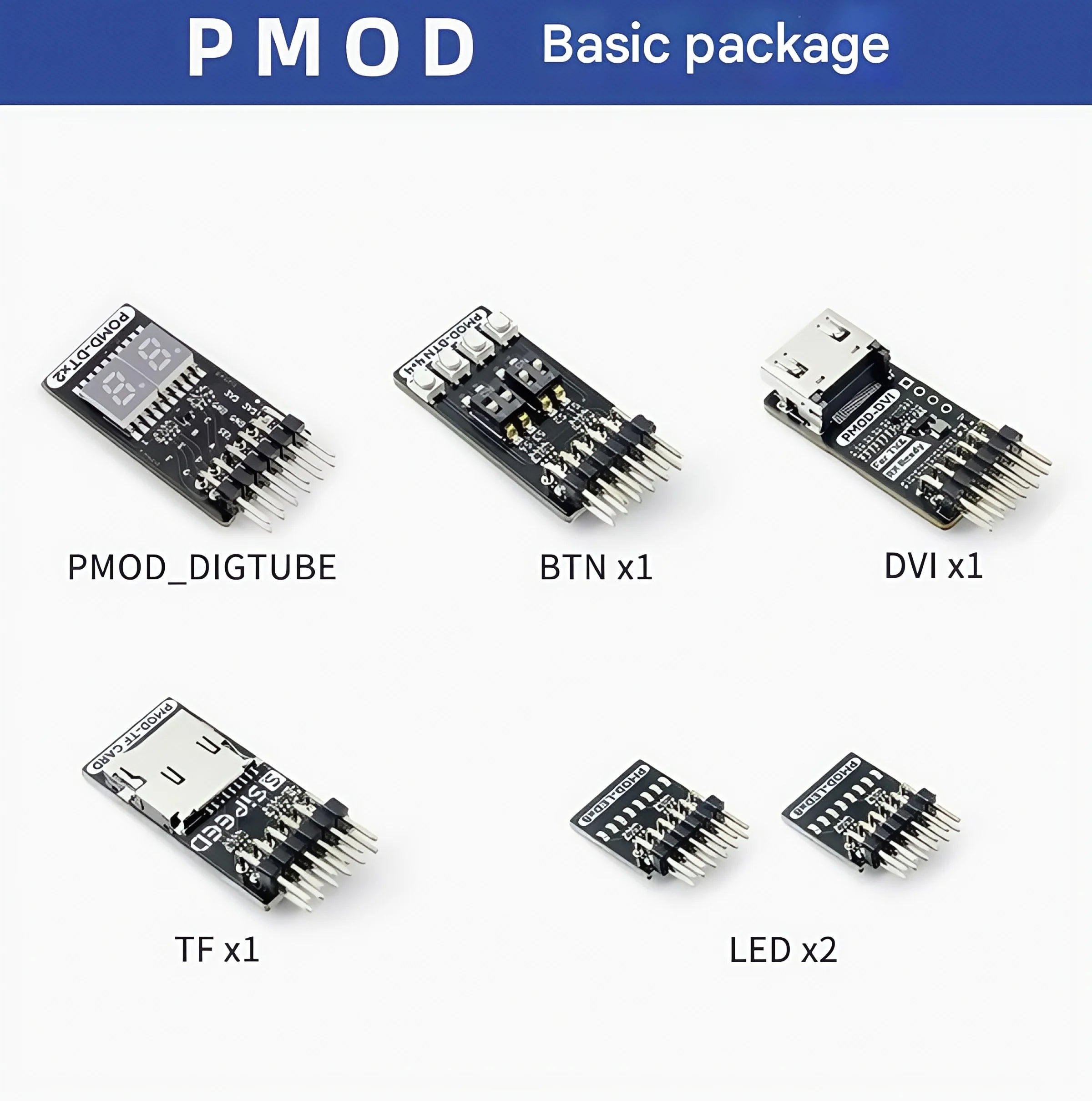 Sipeed Tang FPGA PMOD module LED switch HDMI camera digital tube HUB75E
