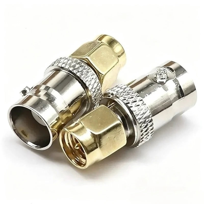 SMA to BNC Adapter Set SMA Male/Female to BNC Male/Female RF Coaxial Connector 50 Ohm for WiFi Ham Radio