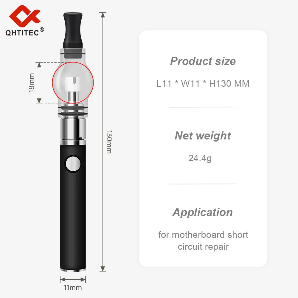 JCD Portable Rosin Atomizer Rosin Flux Pen USB Charging Welding Short Circuit Detection for Phone PCB Soldering Repair Tools