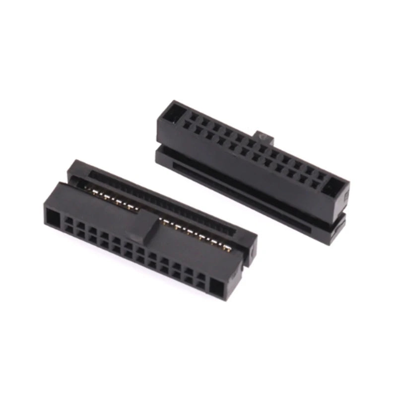 10Pcs/Lot 1.27mm Pitch FC Female Header Socket Cable Connector IDC 6P 8 10 12 14 16 20 24 26 30 34 40 50 Pin