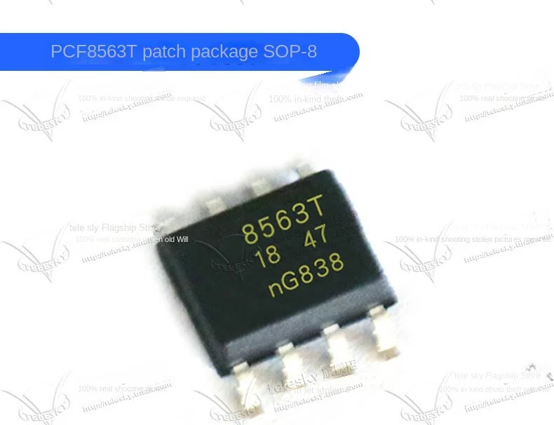 2PCS 8-Bit Analog-to-Digital/Digital-to-Analog Converter with PCF8563P PCF8591P PCF8574T Clock Timing Chip