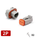 2/3/4/6/8/12Pin Deutsch Type DT Connector Plug-In With Fixed Flange DTM/DTP Waterproof Wire Automotive Connector