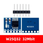W25Q128FV 128Mbit (16MB) SPI NOR Flash Memory Module - 3.3V BV/FV Package for STM32 Development